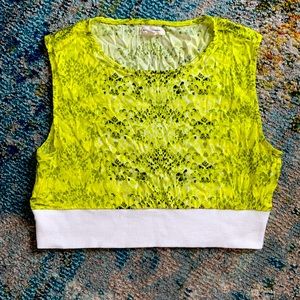 Silence and Noise Crop Top